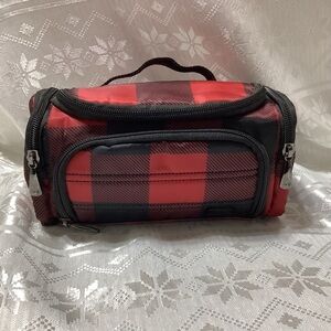 Lug Trolly Mini Cosmetic Case Buffalo Plaid